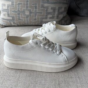 BP Sonny Sneaker Classic White Lace-Up Sneakers Size 7